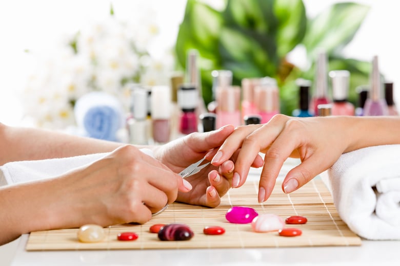 Woman at Beauty Salon